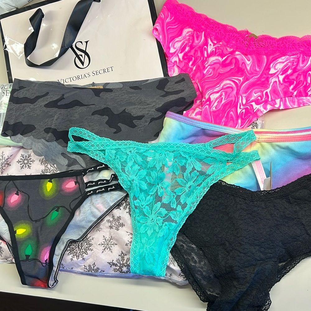 NWT VS 7 size M Panty Bundle